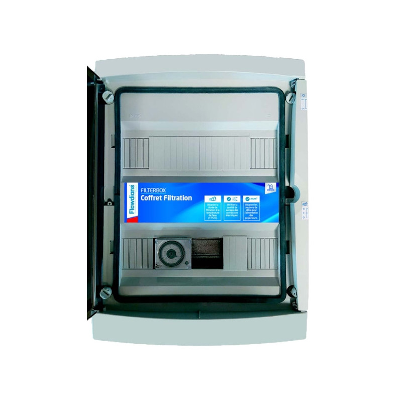 Coffret électrique panorama pour filtration + transfo 100W