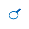 Clé de démontage bleue pour filtre 9"3/4