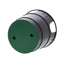 Regard à vanne rond - 25 cm 10 pouces