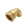 Coude à compression mâle – laiton PE/PVC