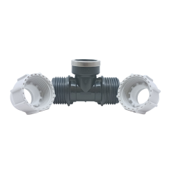 Té à compression taraudé – Plasson