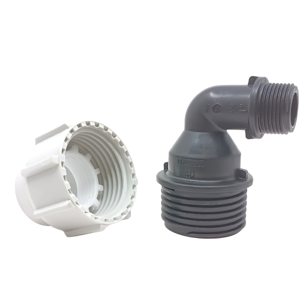 Coude à compression fileté – Plasson