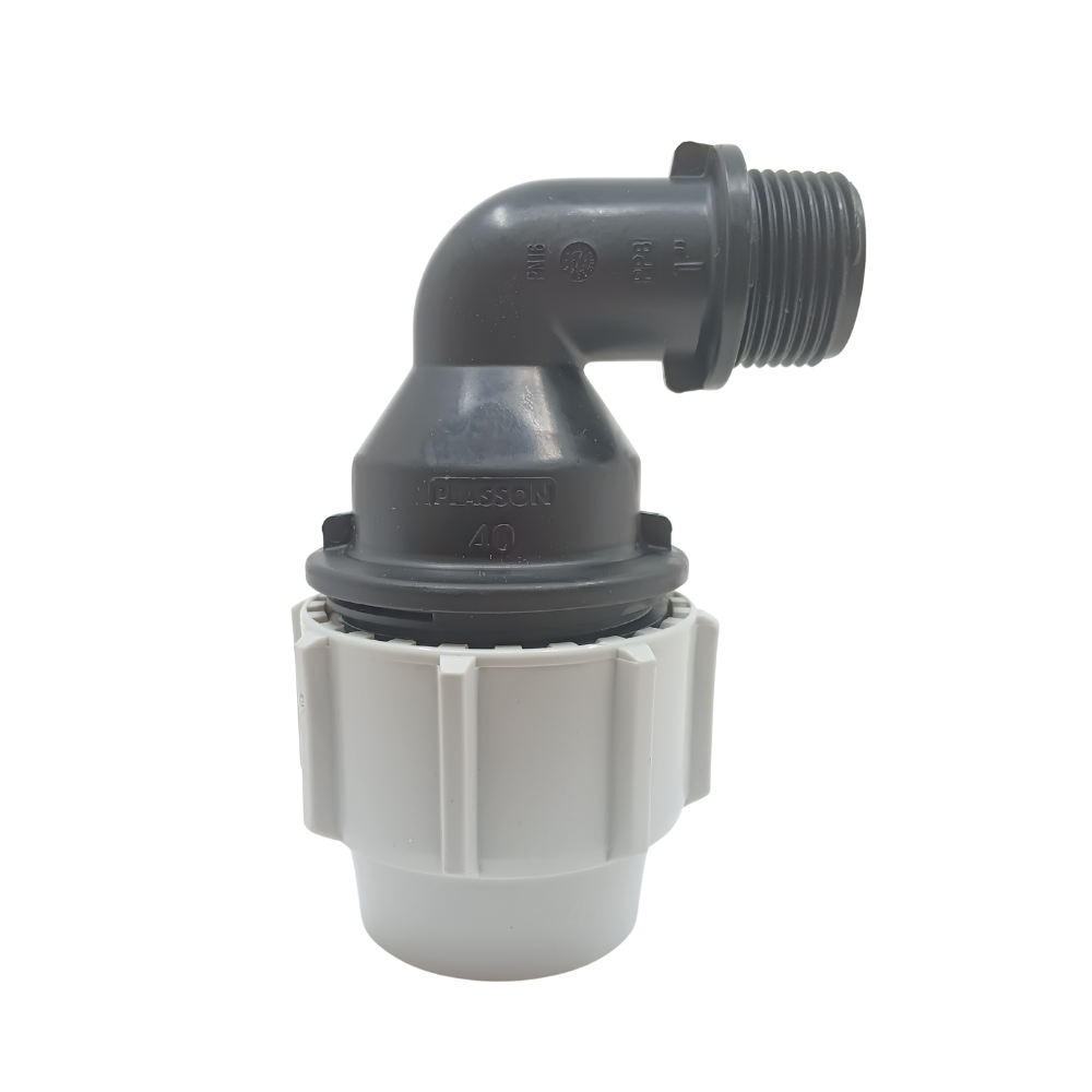 Coude à compression fileté – Plasson