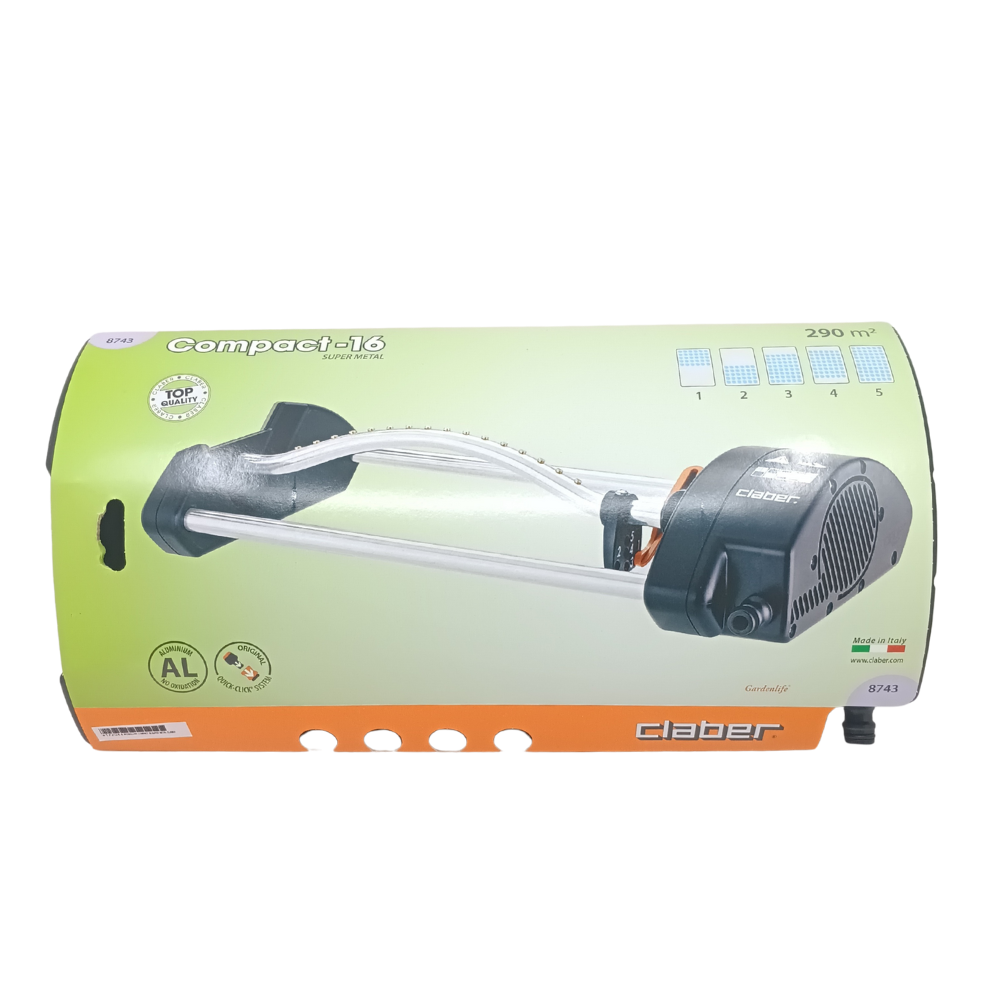Arroseur oscillant compact - Claber - 16 Trous