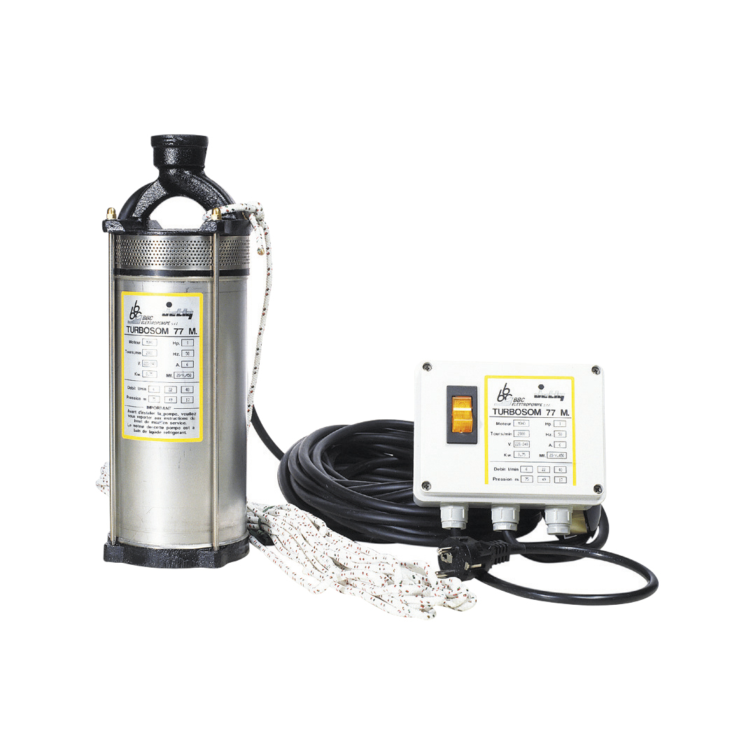 Pompe de puits Turbosom 77 – Monophasée